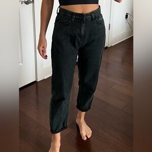 Dark Green Mom’s Fit Women's Jeans